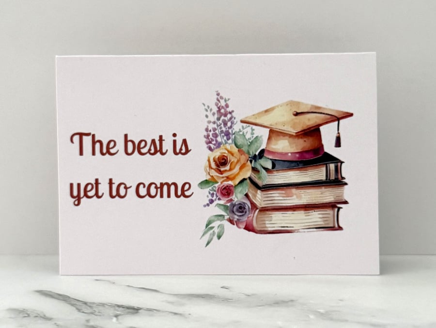 بطاقة إهداء (The best is yet to come)
