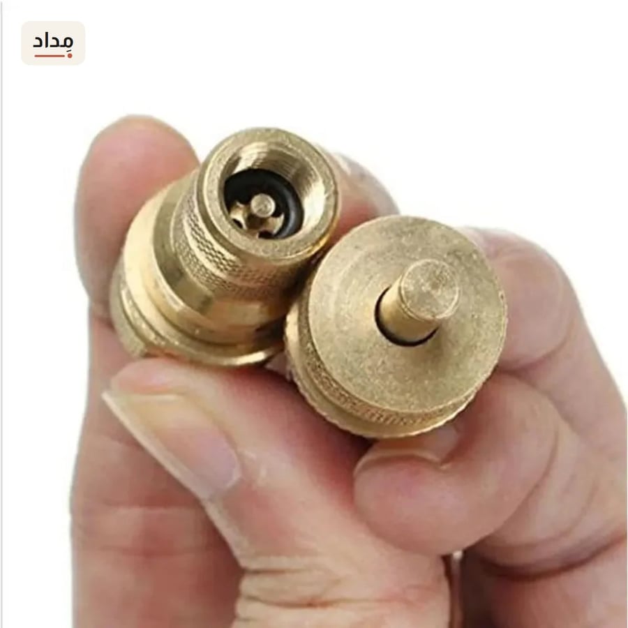 مفرّغ هواء الكفرات للبر والتطعيس — 4 قطع نحاس قابلة للضبط 6–30 PSI