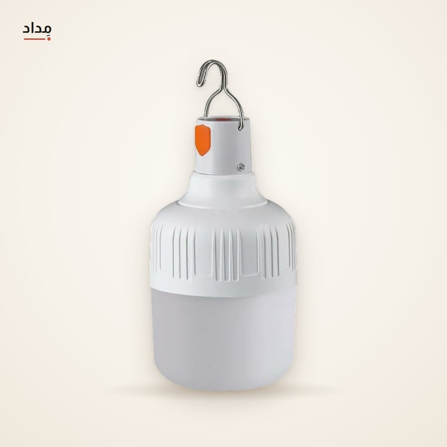 لمبة LED قابلة للشحن USB بخطاف — للخيمة والطوارئ