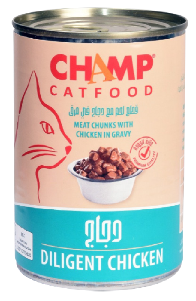 شامب -  معلبات دجاج للقطط 415g