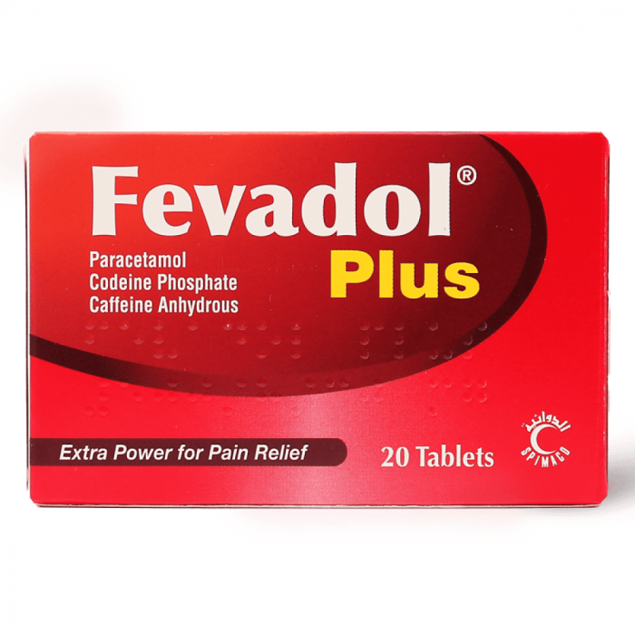 في فادول بلس 20 قرص FEVADOL PLUS