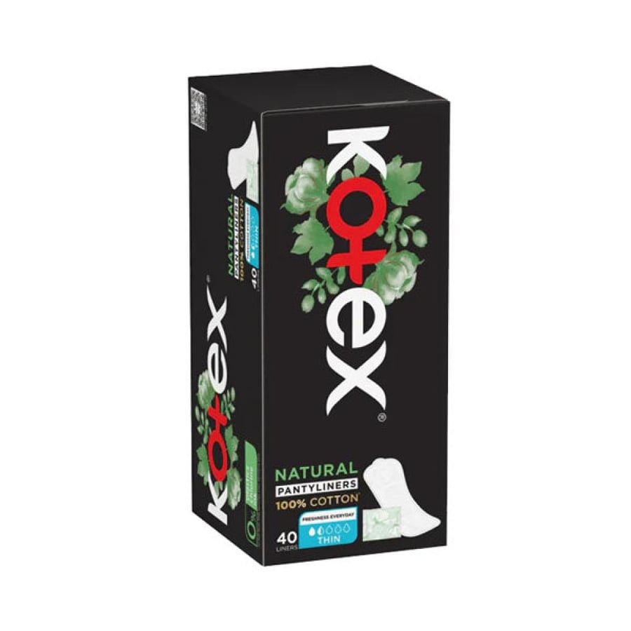 فوط صحية 40 فوطه قطن طبيعي رفيع Kotex