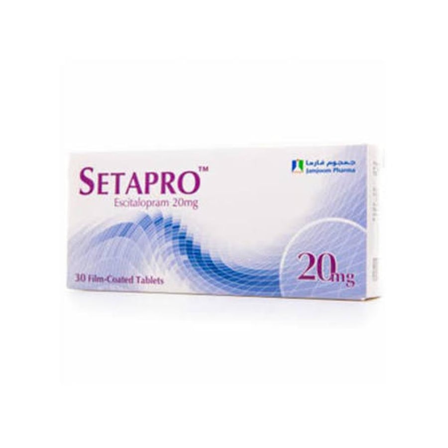 سيتابرو 20 ملغ 30 قرص SETAPRO