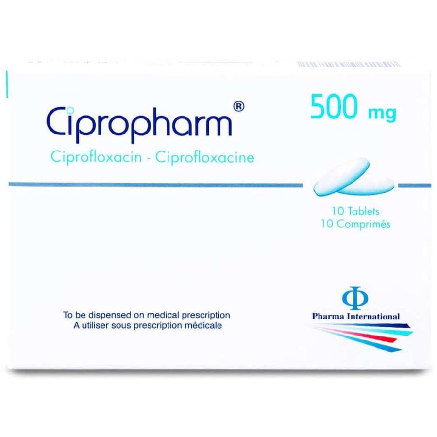 سيبروفارم 500 ملغ 10 قرص CIPROPHARM