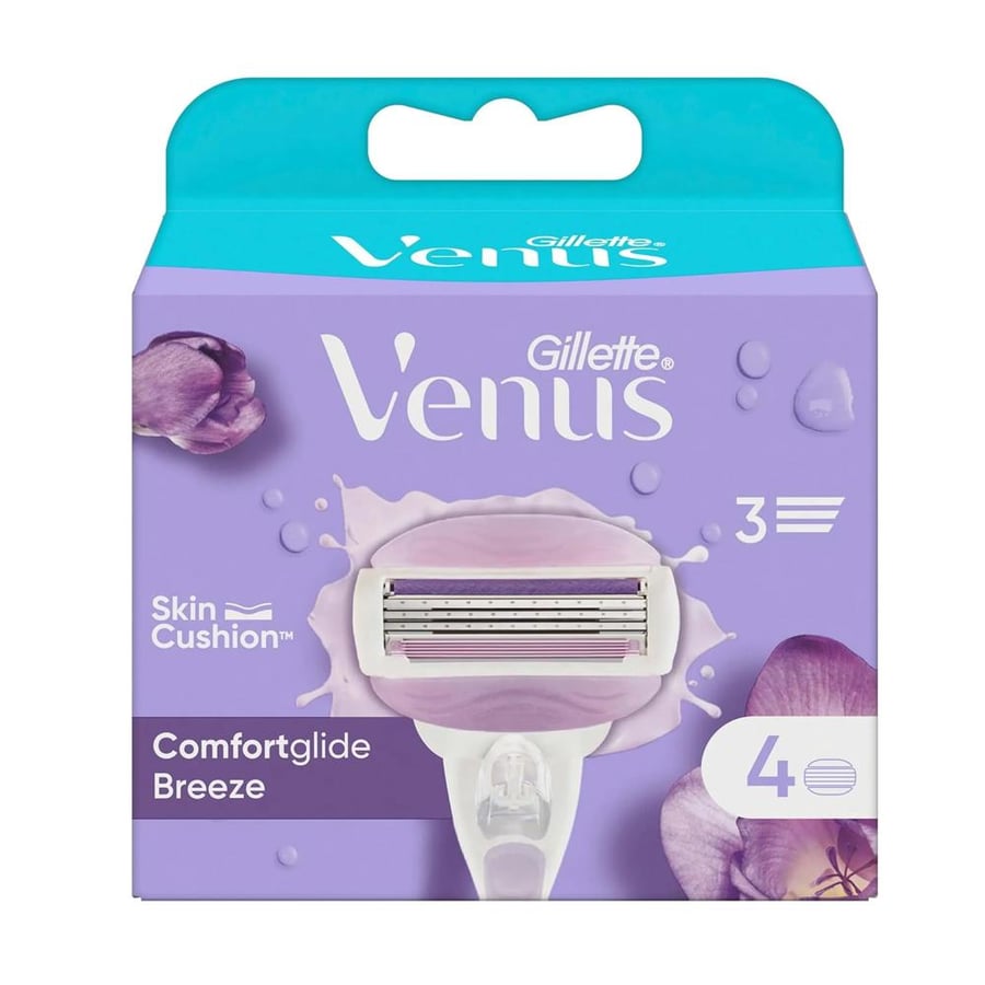 عبوة جيليت فينوس بريز 4 Gillette Venus Breeze 4 Pack