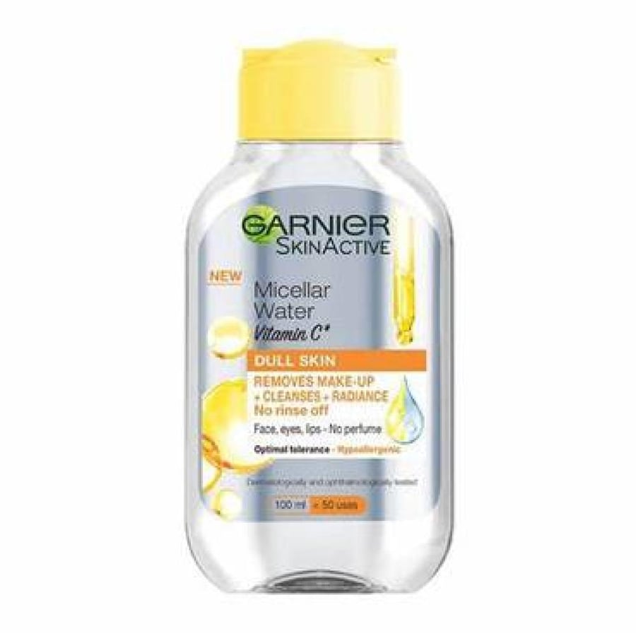 ماء ميسلار مزيل مكياج 100 مل سكن ايكتيف بفيتامين سي Garnier