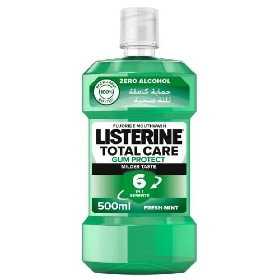 ليسترين غسول فم 500 مل بنكهة نعناع أقل حدة Listerine