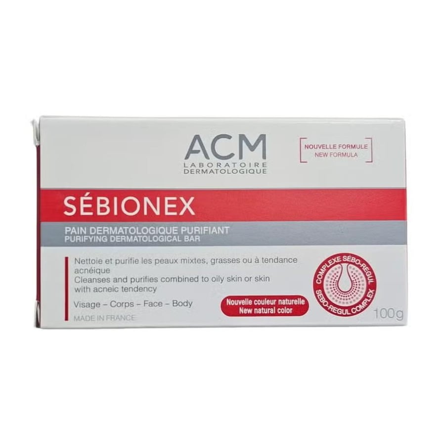 Cebionix soap bar 100 grams for cleaning oily skin