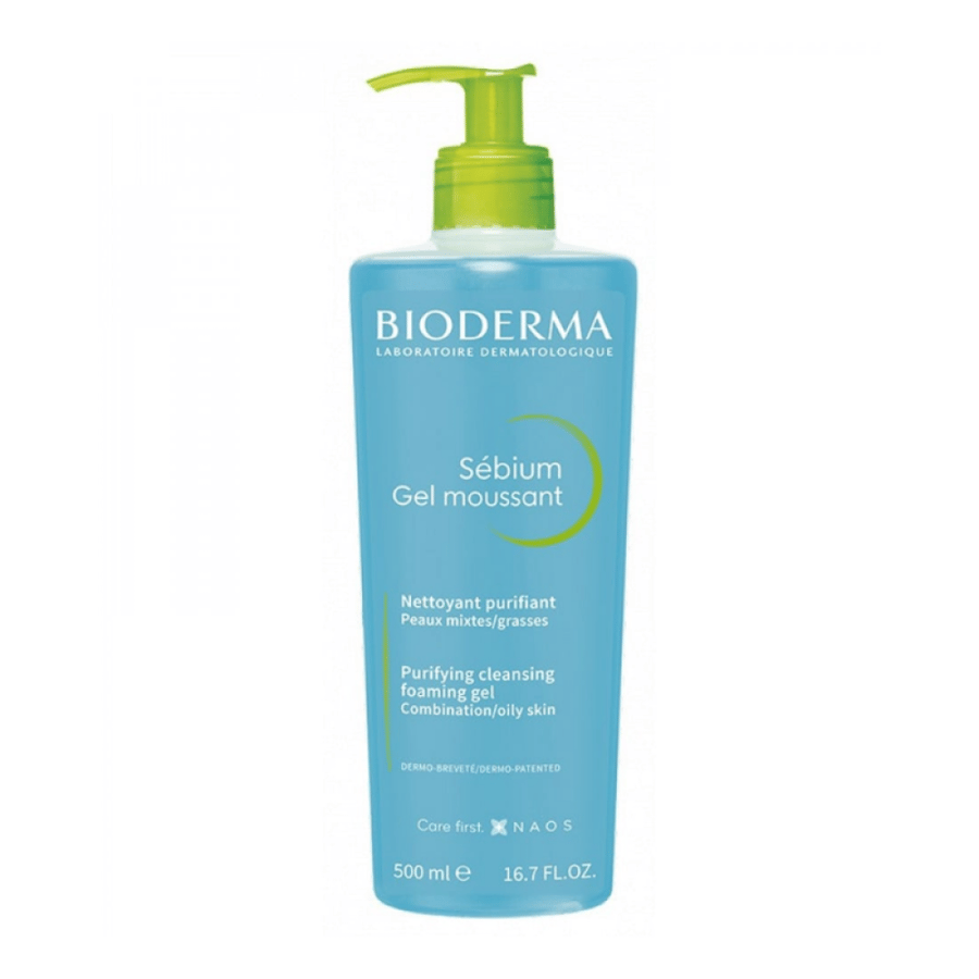غسول رغوي سيبيوم 500 مل للبشرة الدهنية Bioderma