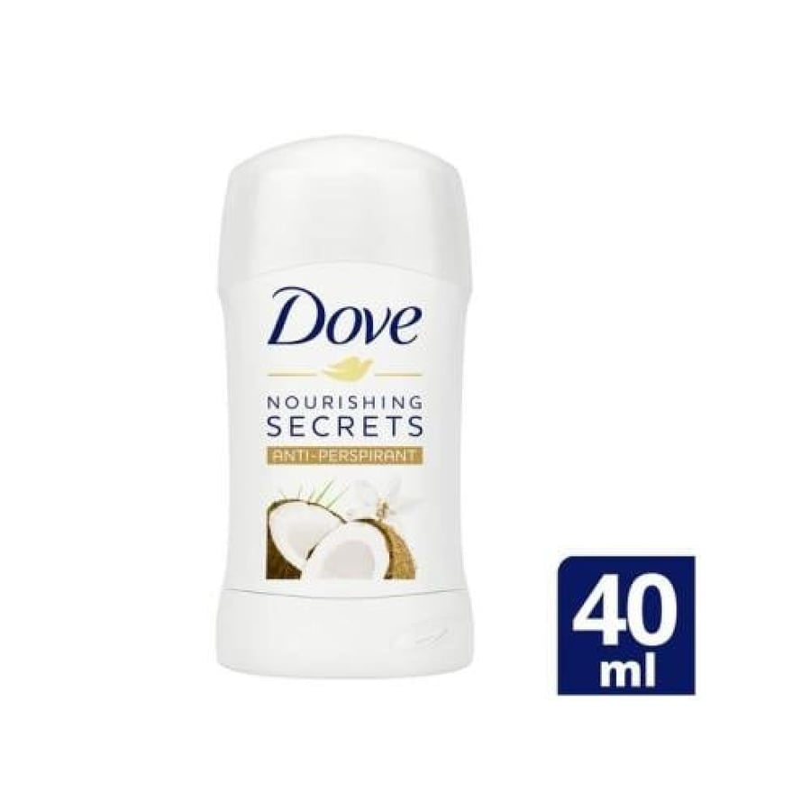 دوف مزيل عرق ستيك 40 جرام بجوز الهند والياسمين Dove