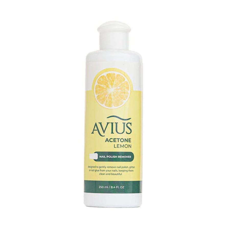 إزالة طلاء الأظافر بالأسيتون أفيوس بنكهة الليمون 250 مل  - AVIUS