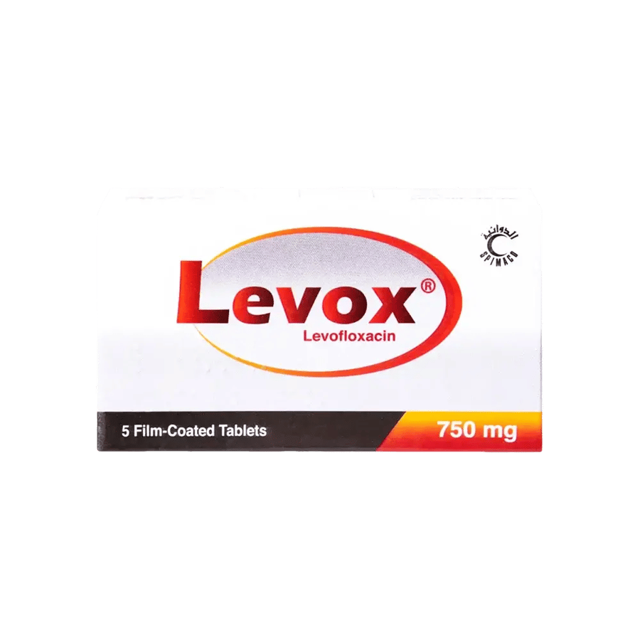 ليفوكس 750 ملغ 5 أقراص LEVOX