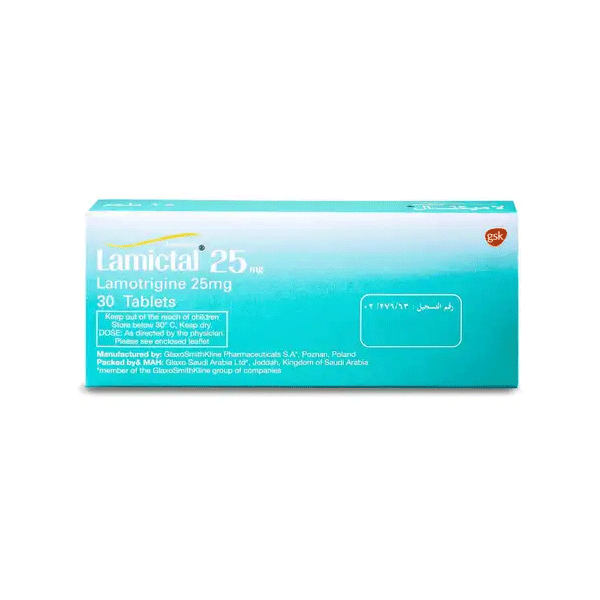 لاميكتال 25 ملغ 30 قرص LAMICTAL