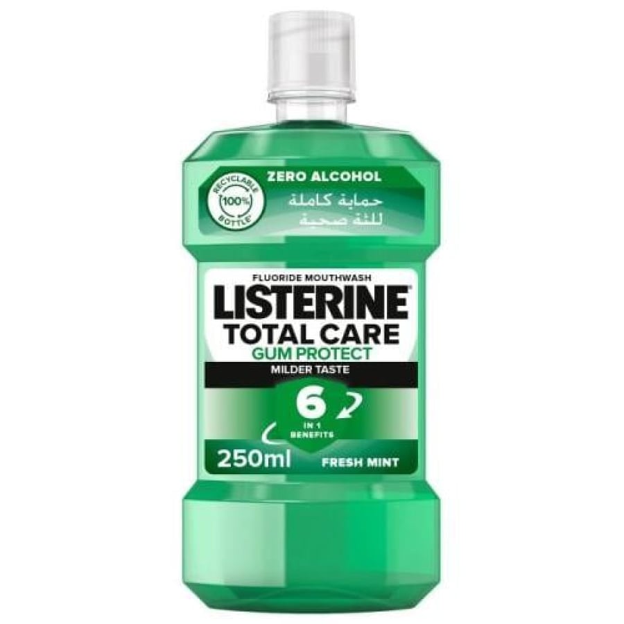 غسول فم ليسترين 250 مل بنكهة نعناع أقل حدة Listerine