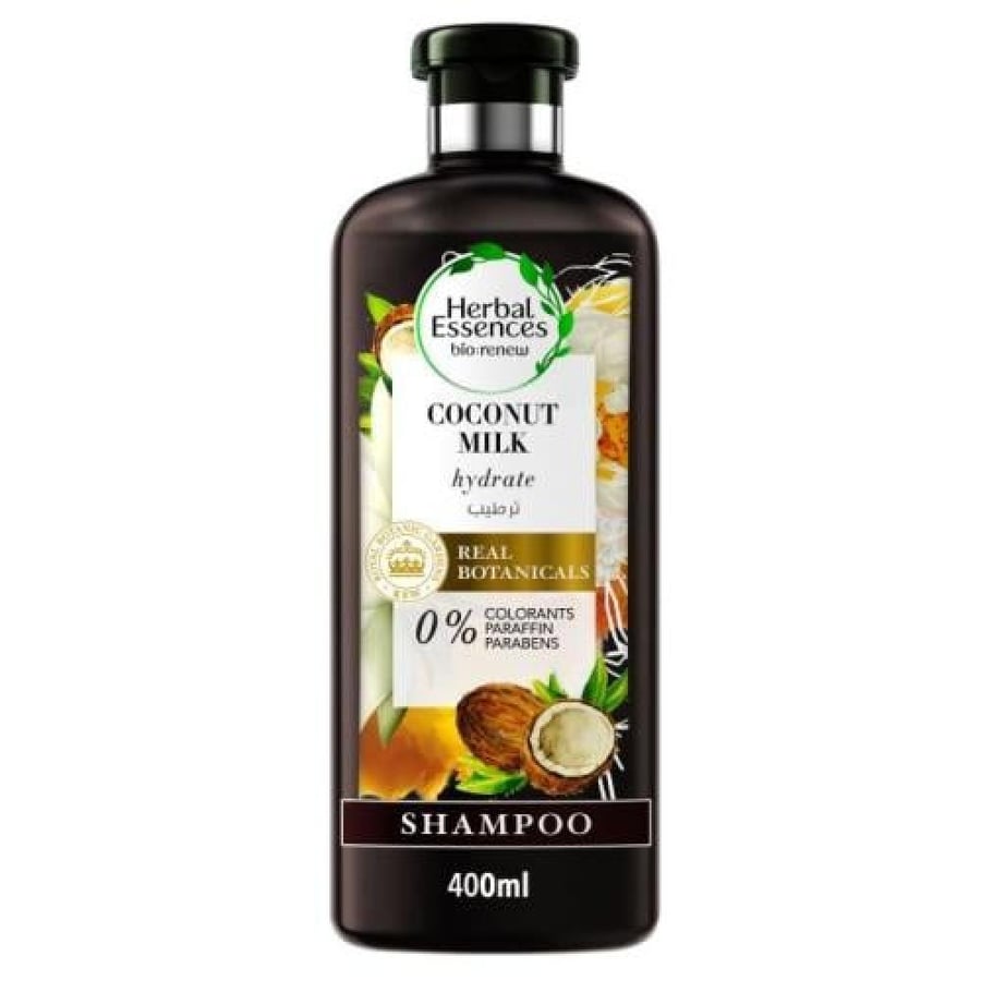 شامبو هيربل ايسنسز بيو رنيو لترطيب الشعر بحليب جوز الهند 400 مل Herbal Essences