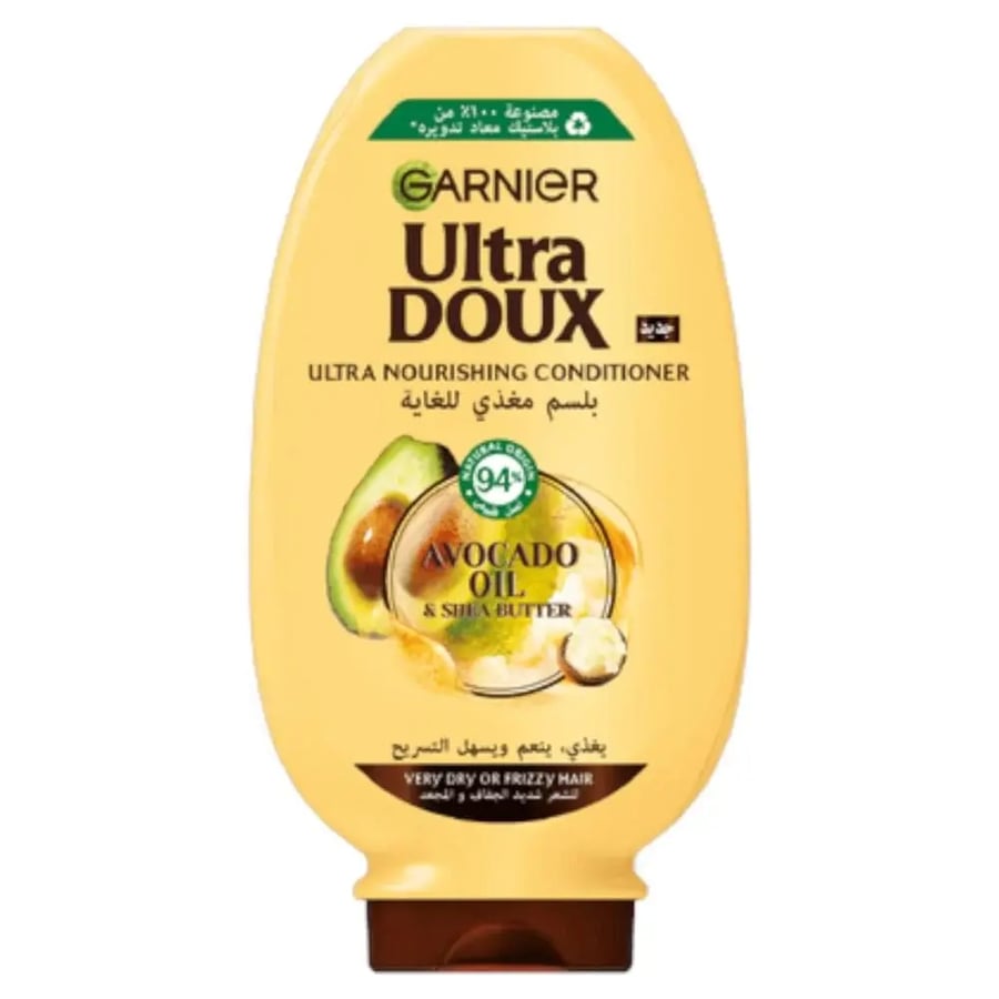 بلسم شعر غارنييه 360 مل الترا دوكس بزيت الأفوكادو وزبدة الشيا Garnier