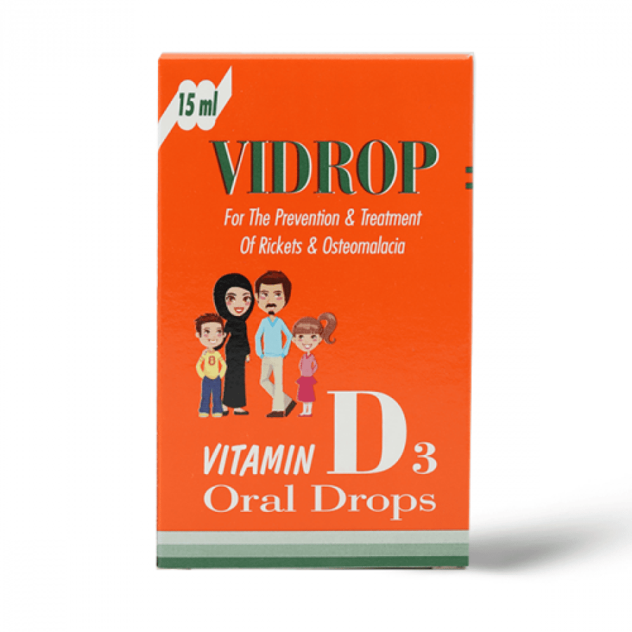 قطرات فيدروب فيتامين د3 الفموية VIDROP