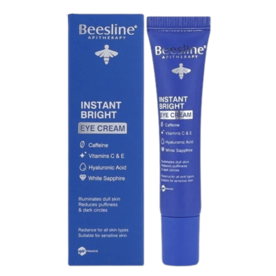 كريم تحت العين من Beesline 15 مل مع فيتامين C و E الفوري المشرق Beesline