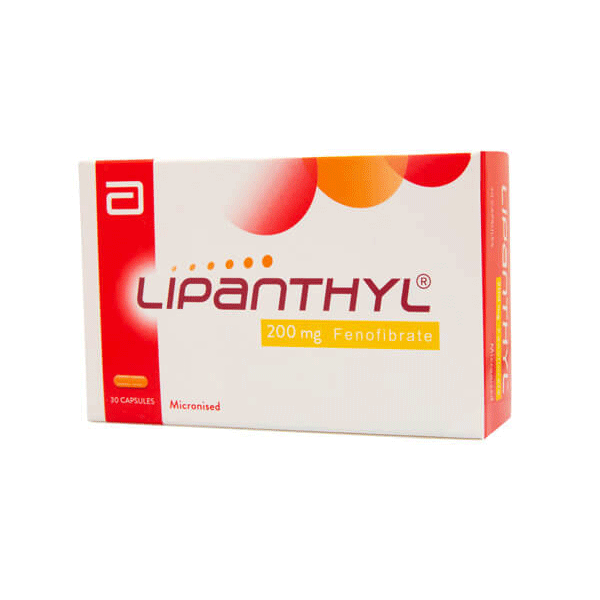 ليبانثيل 200 ملغ 30 كبسولة LIPANTHYL