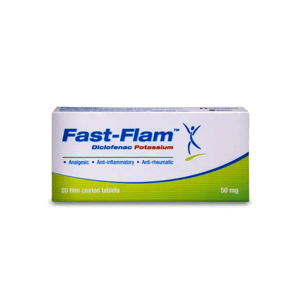 فاست-فلام 50 ملغ 20 قرص FAST-FLAM