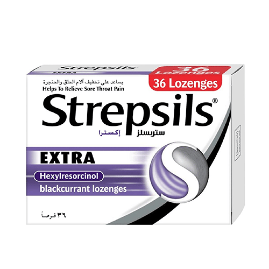 ستربسلز اقراص اكسترا 36 حبة مصاصة STREPSILS EXTRA