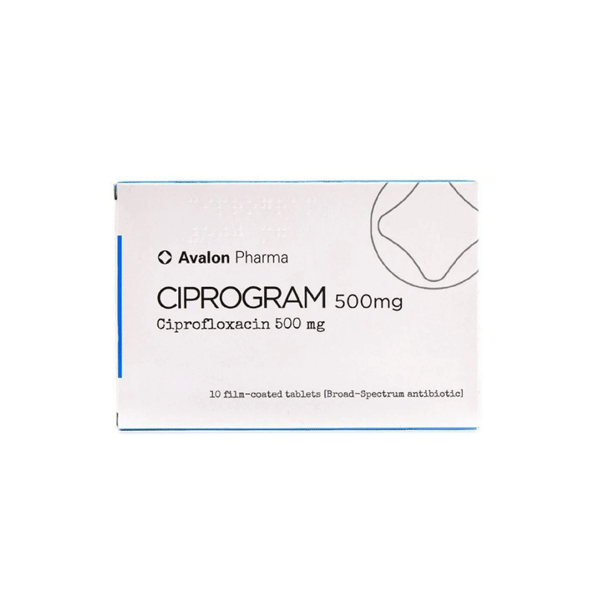 Ciprogram 500 mg 10 tablets