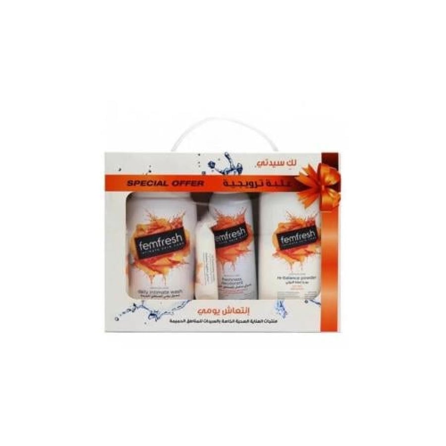مجموعة العناية الحميمة Fem Fresh 3 قطع Fem Fresh