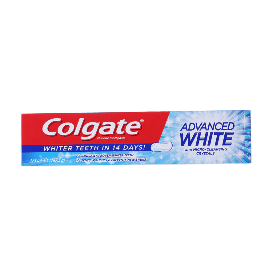 معجون أسنان كولجيت 125 مل أدفانس وايت Colgate