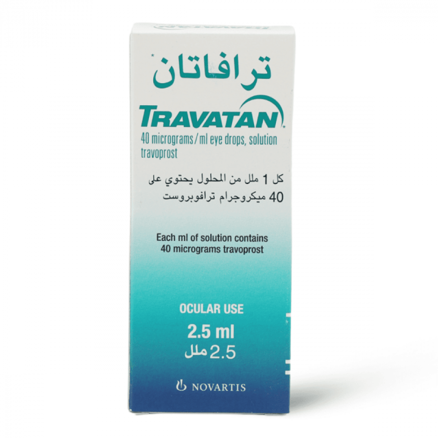 قطرات العين ترافاتان 0.04% 2.5 مل TRAVATAN