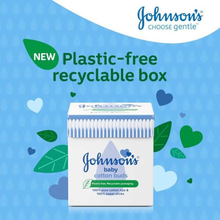 أعواد قطن 200 قطعة مع عرض 2+1 Johnson's