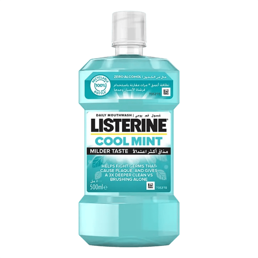 ليسترين غسول فم 500 مل زيرو بالنعناع البارد Listerine