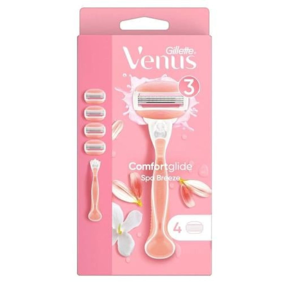 جيليت بريز سبا حلاقة +2 غيار Gillette Breeze Spa Razor +2 Refills