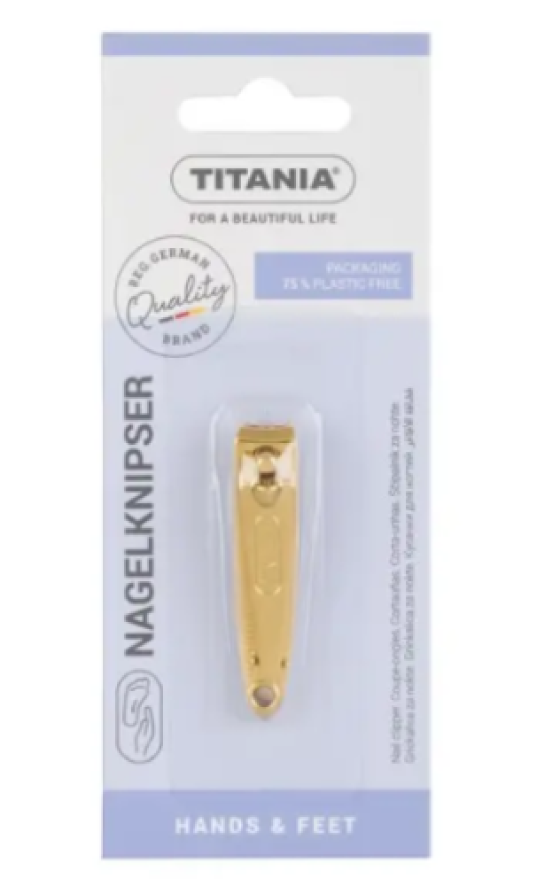 Titania nail clipper 1055 gold