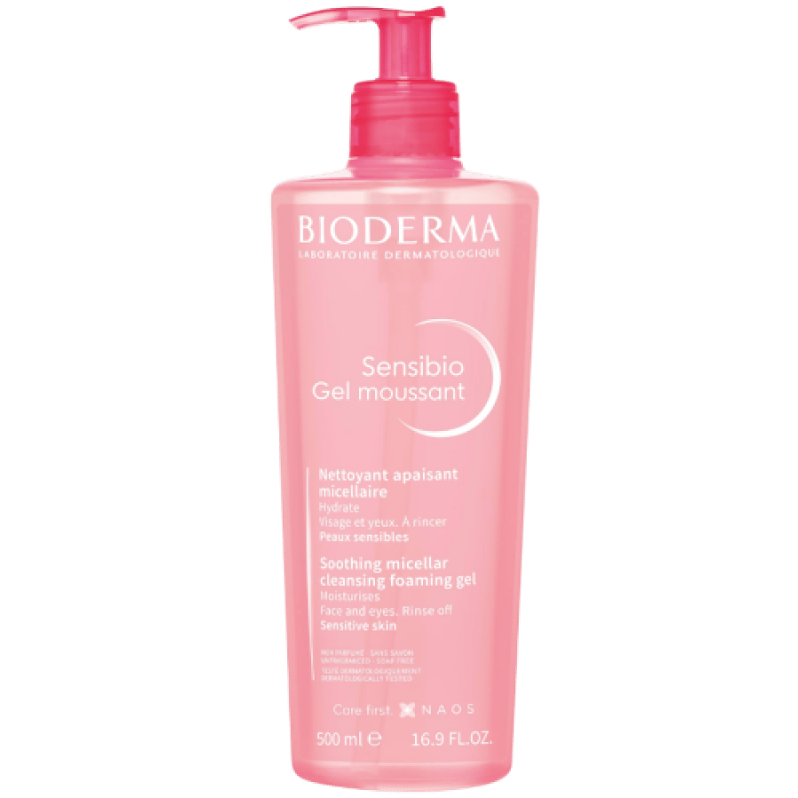 غسول جل منقي 500 مل سينسيبيو للبشرة الحساسة Bioderma