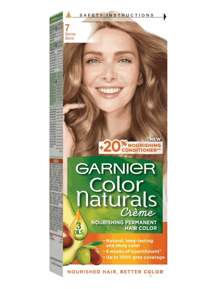 صبغة شعر طبيعية 7 أشقر من  Garnier