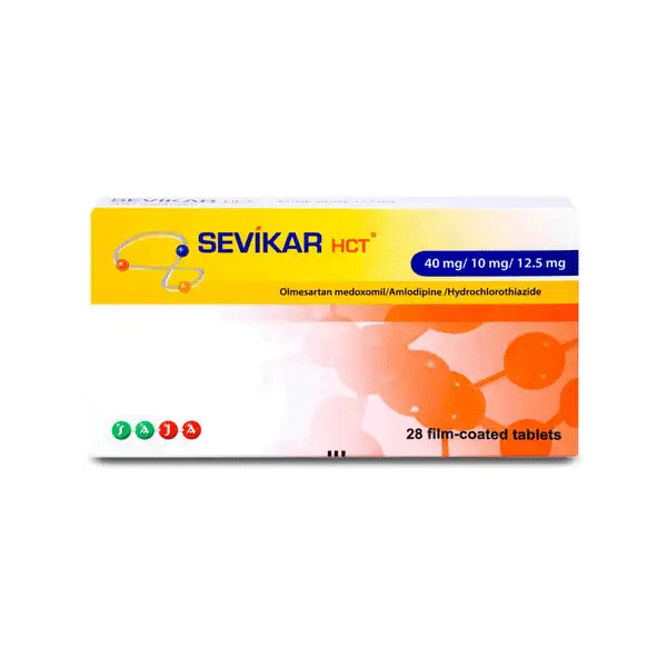 سيفيكار إتش سي تي 40/10/12.5 ملغ 28 قرص SEVIKAR HCT