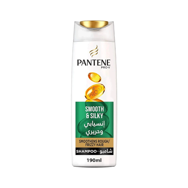 شامبو بانتين للشعر 190 مل انسيابي وحريري Pantene