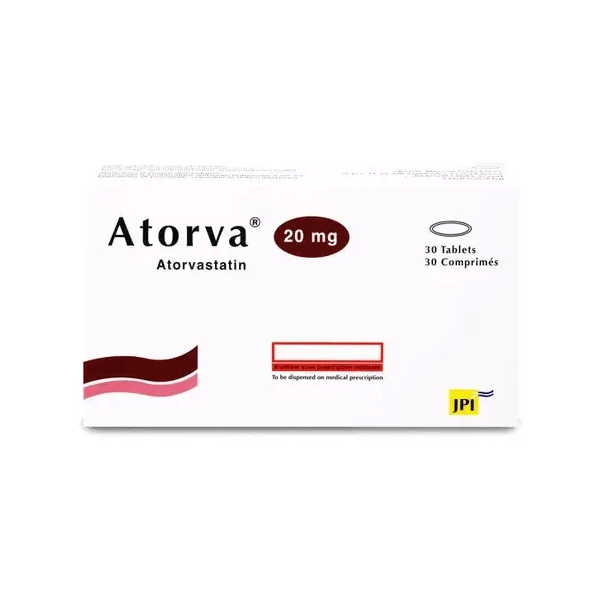 أتورفا 20 ملغ 30 قرص ATORVA