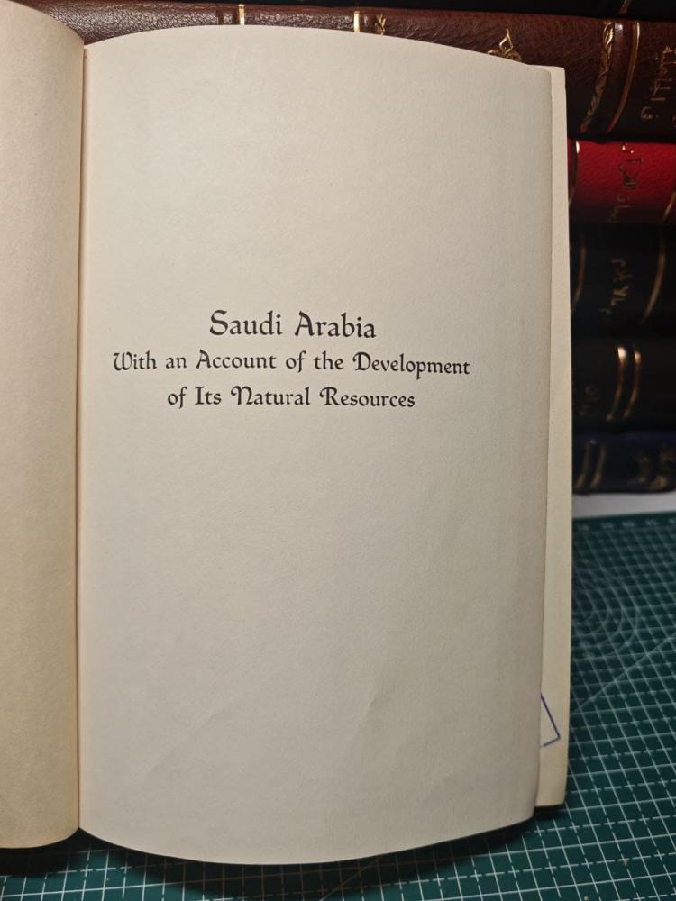 Saudo Arabia with Account of the Development