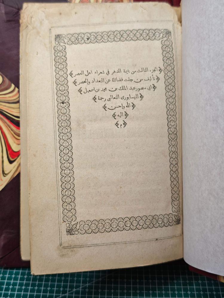 يتيمة الدهر