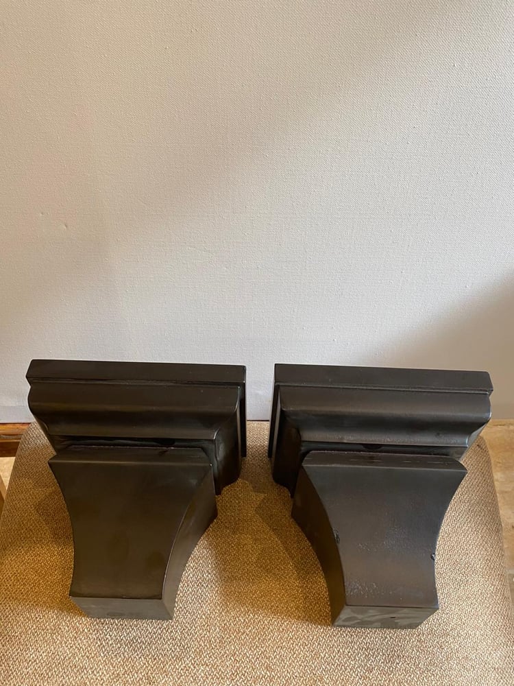 Wall-mounted wooden shelf bracket - multi-purpose