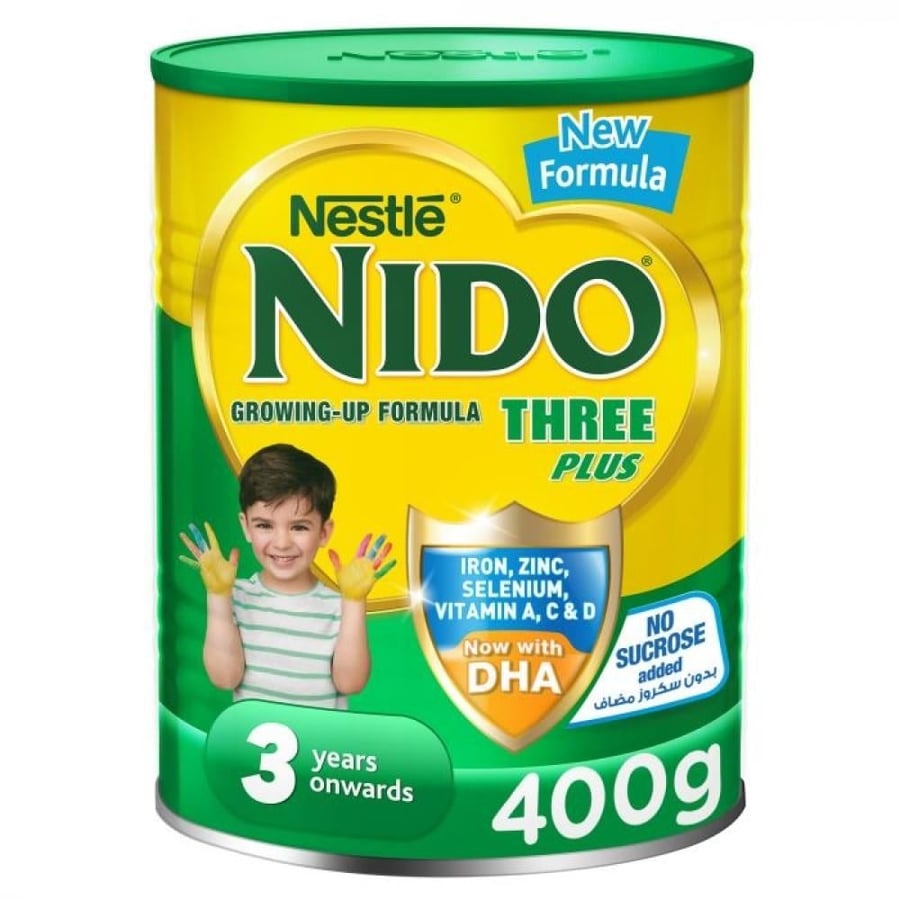 نيدو 3 حليب بودرة 400 جم - أخضر