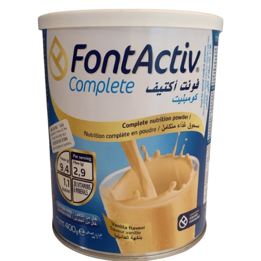 فونت أكتيف كومبليت فانيليا 400 جم