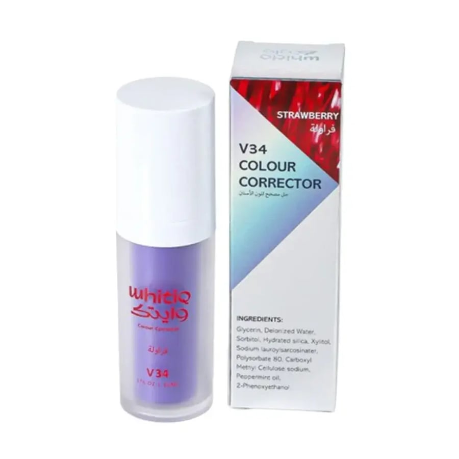 Your whitening teeth corrector V34 with strawberry flavor 30 ml