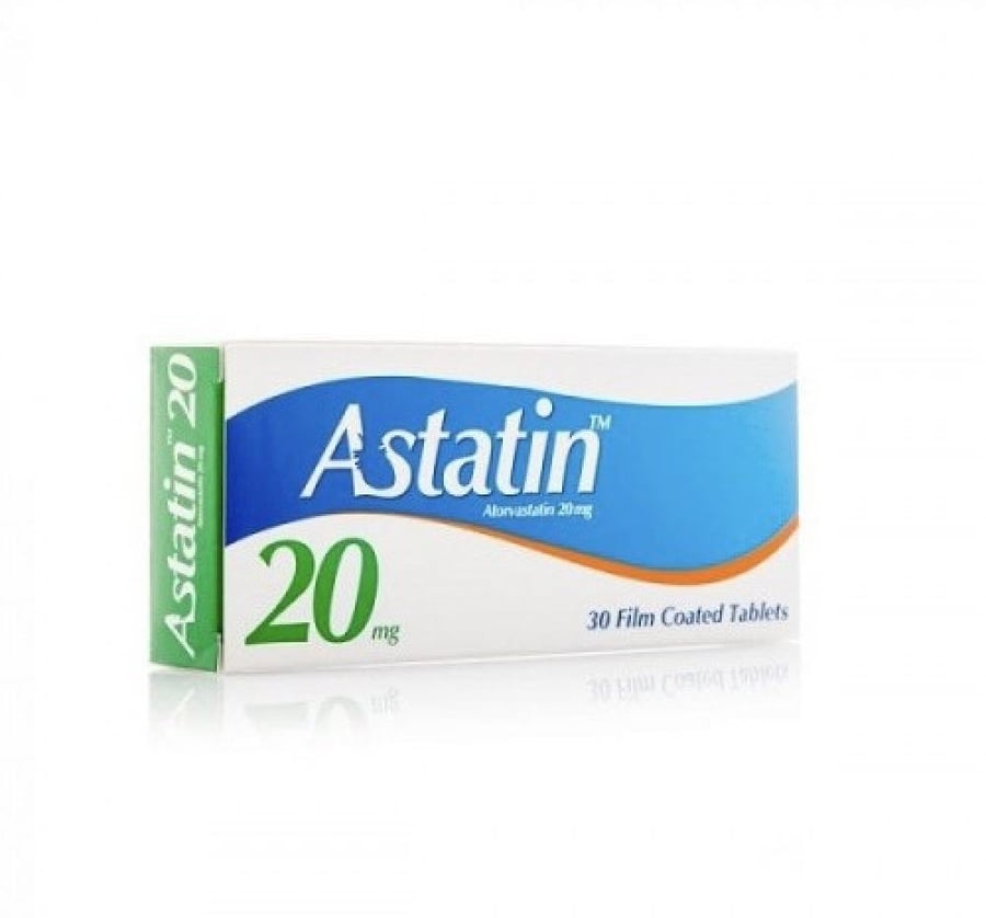 أستاتين 20 ملغ 30 قرص
