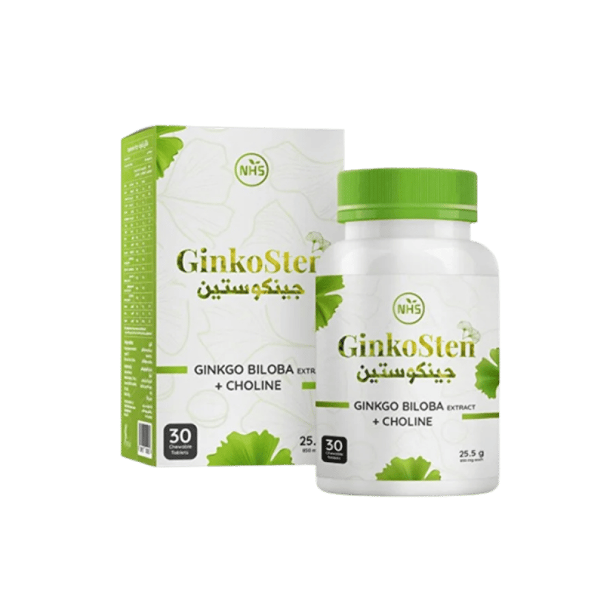 جينكوستن 25.5 جم - 30 قرص مضغ
