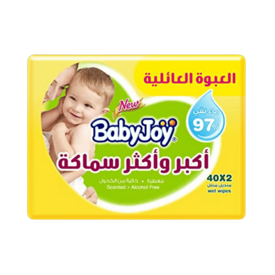 بيبي جوي مناديل مبللة عائلية 40*2 قطعة