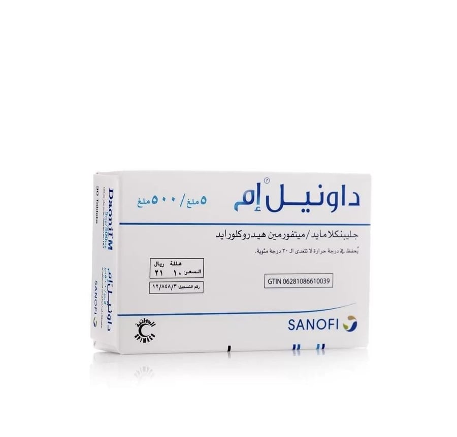 داونيل إم 5/500 ملغ 30 قرص