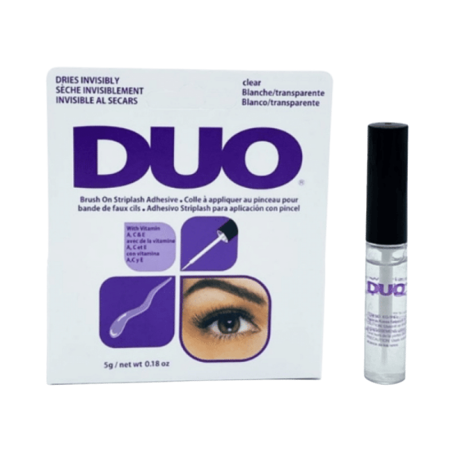 غراء رموش DUO بلون بنفسجي – شفاف EG-5