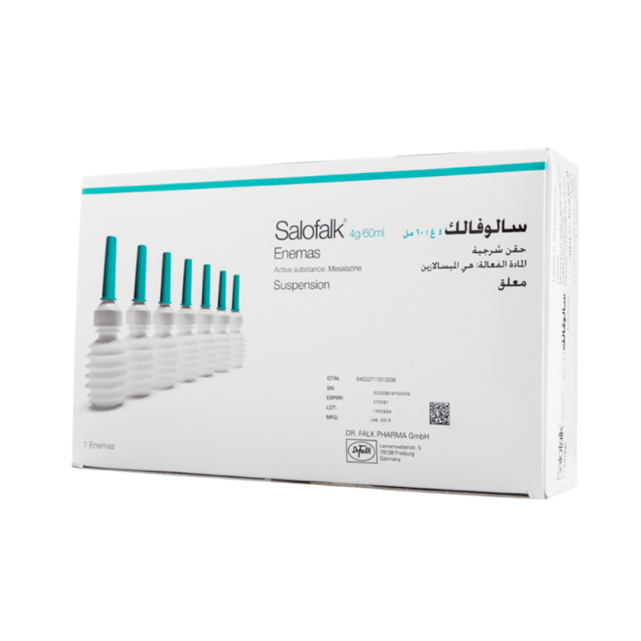 سالوفالك حقنة شرجية 4 جم/60 مل × 7 وحدات